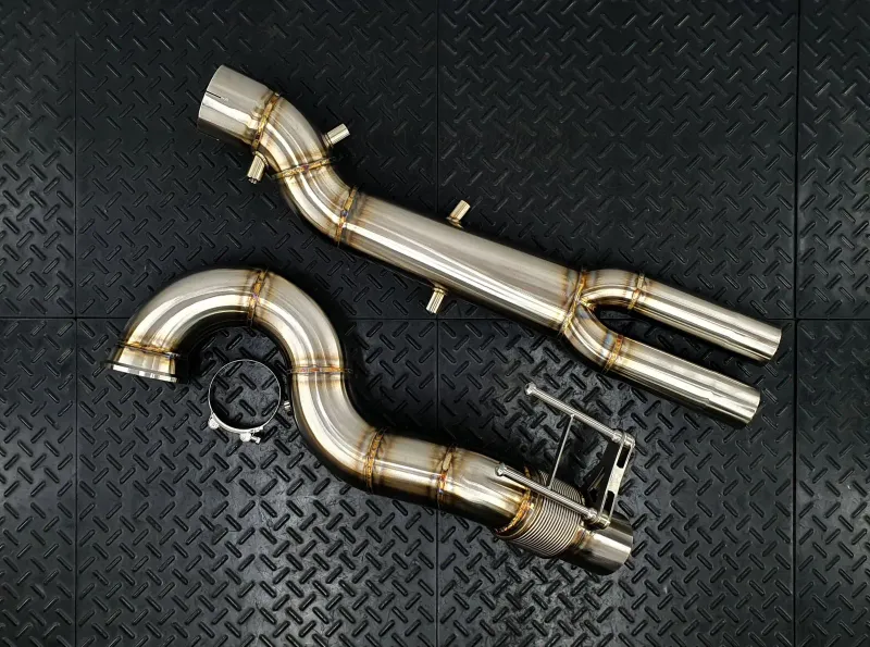 REDSTAR EXHAUST Fabrication Даунпайп без катализатора для Audi RS3 8V.2 / TT RS 8S OPF