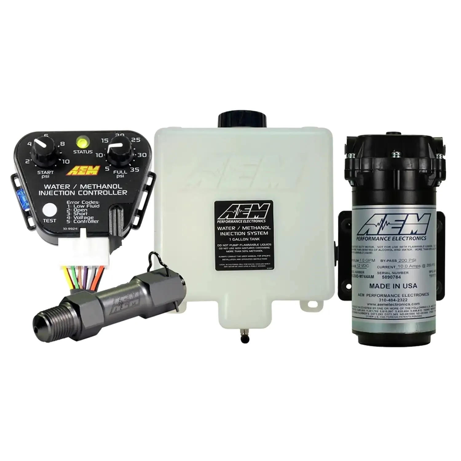 AEM 30-3350 Комплект системы впрыска метанола / воды V3 Multi Input