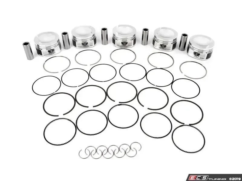 JE Pistons Комплект кованых поршней CR 9.5:1 для Audi 2.5TFSI 83mm