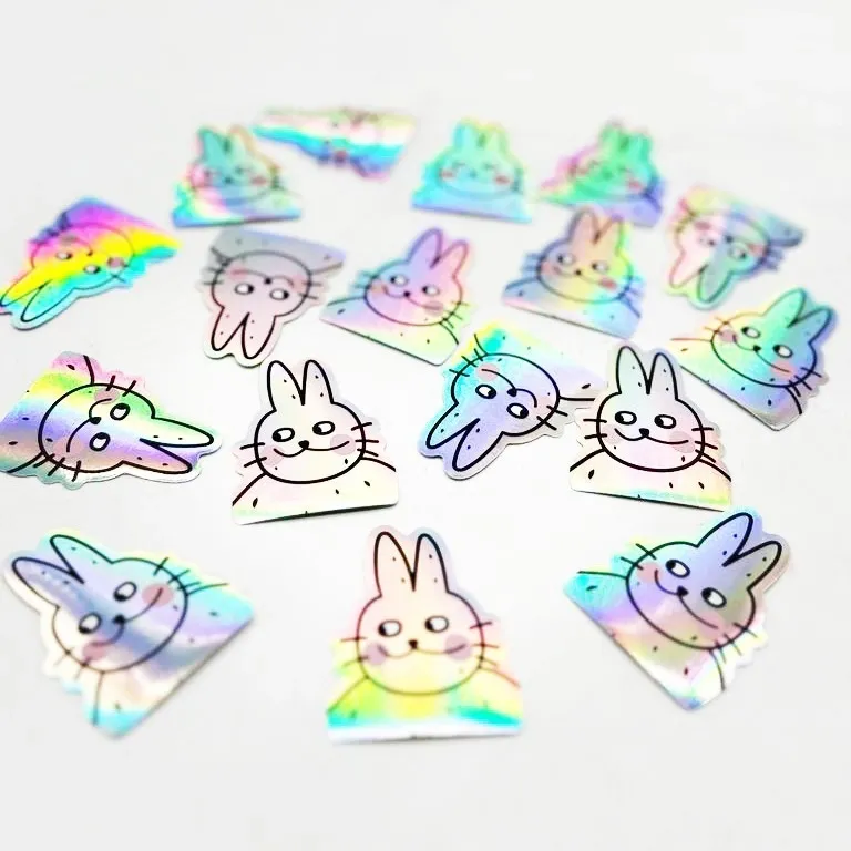Стикер голографический THE GLASS RABBIT