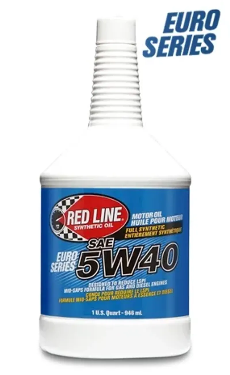 Масло моторное REDLINE 5W40, EURO-SERIES 12404 (946 мл.)