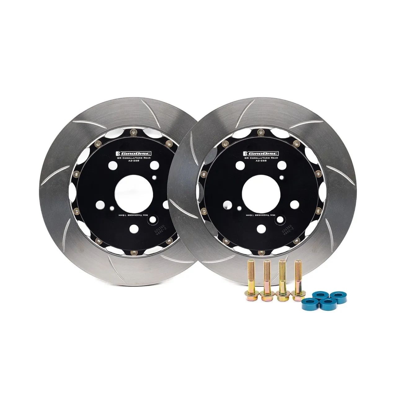 GiroDisc A2-268 Задние тормозные роторы для Toyota GR Corolla, Yaris