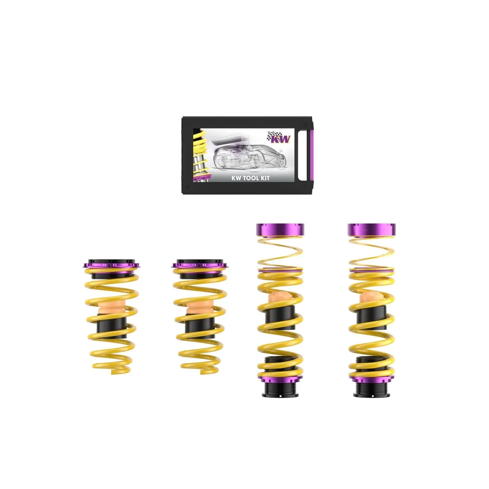 KW Suspension 25371084 Комплект регулируемых пружин с занижением для Porsche 911 (992) 11/2018-