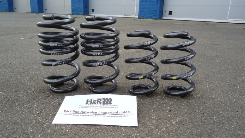 H&R 29017-2 Пружины с занижением Audi RS6 (C6)