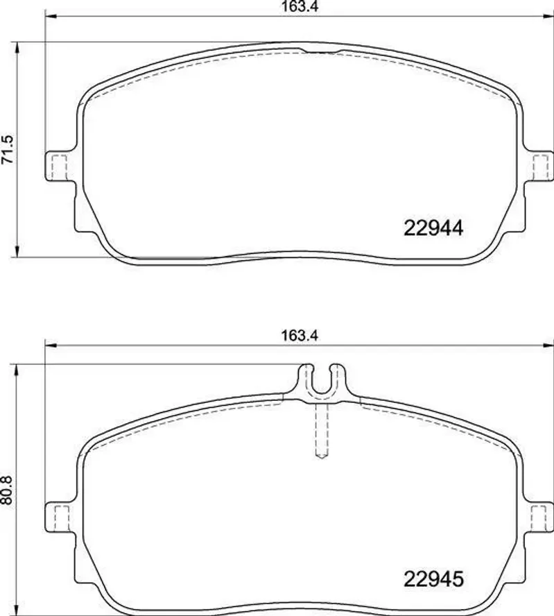 DC Brakes STR.S+ DC2209P18 Тормозные колодки для MB A35 AMG; CLA; GLE; AMG; G W463; 2018->