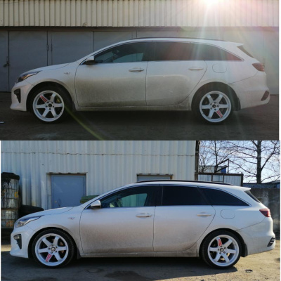 H&R 28725-5 Пружины с занижением Kia ProCeed CD / Ceed SW