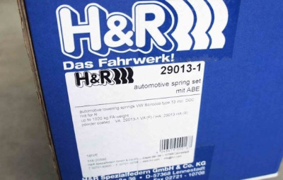 H&R 29013-1 Пружины с занижением VW Scirocco