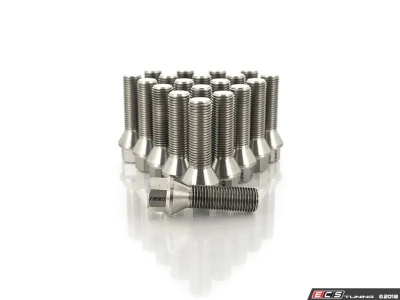 ECS Tuning Конусный болт колёсный из титана 14x1.5x40мм (комплект 20 штук)