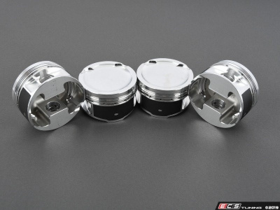 JE Pistons Комплект кованых поршней CR 9.1:1 для VAG 2.0 TFSI EA113 83mm