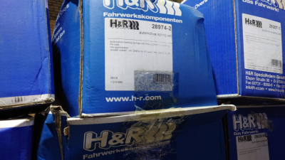 H&R 28974-2 Пружины с занижением VW Polo MK5 (6R)