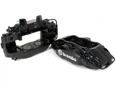 Brembo 4pot комплект тормозной системы на VAG (ЧЕРНЫЕ)