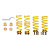 KW Suspension 253800AX Комплект регулируемых пружин с занижением для VW Touran (5T1) 2015-