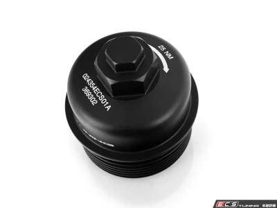 ECS Tuning ES#3504941 Алюминиевый корпус масляного фильтра для EA839 2.9T/3.0T (чёрный)
