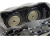 Brembo 4pot комплект тормозной системы на VAG (ЧЕРНЫЕ)