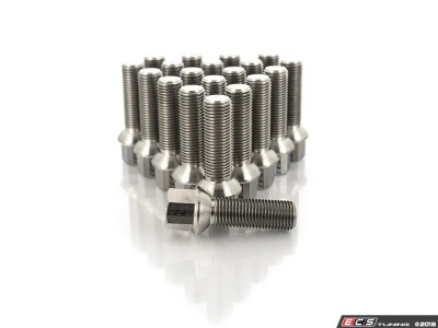 ECS Tuning Сферический болт колёсный из титана 14x1.5x40мм (комплект 20 штук)