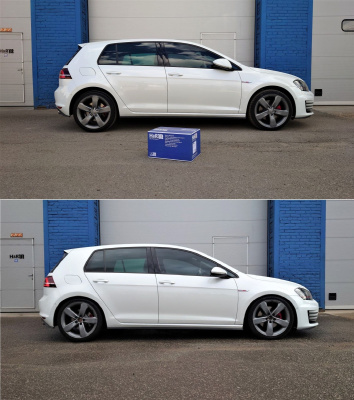 H&R 28840-2 Пружины с занижением VW Golf 7 GTI Seat Leon Cupra