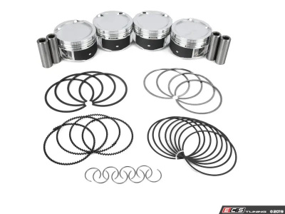 JE Pistons Комплект кованых поршней CR 9.1:1 для VAG 2.0 TFSI EA113 83mm