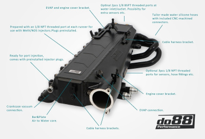 do88 ICM-430-K Впускной коллектор с интегрированным интеркулером для BMW B58.2