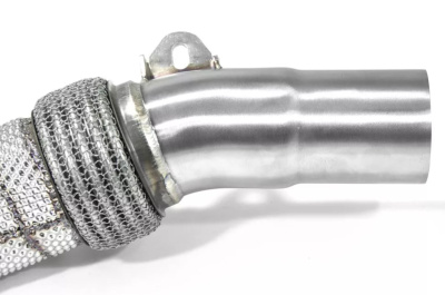 Приемные трубы (даунпайпы) HEATSHIELD Catted BMW-DP-0080 BlackRock BMW S55 M2Comp/M3/M4 F80/F82/F87