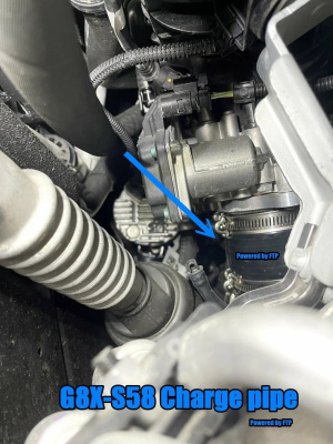 FTP Чардж-пайп для BMW M3/M4 (G80/G81/G82/G83/ X3 M / X4 M/ G87 M2)