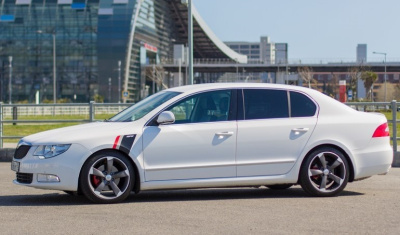 H&R 29162-2 Пружины с занижением VW Passat B6 / B7, Skoda Superb mk2