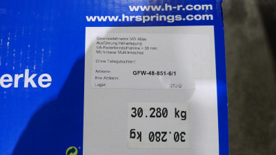 Винтовая подвеска с лифтом H&R 54797 / gfw-48-851-6/1 H&R для VW Atlas / Teramont 4WD