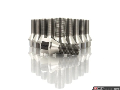 ECS Tuning Конусный болт колёсный из титана 14x1.5x27мм (комплект 20 штук)