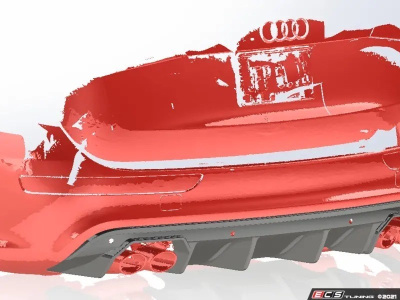 ECS Tuning ES#4424686 Диффузор заднего бампера для Audi SQ5 B8