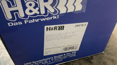 H&R 29078-3 Пружины с занижением BMW X5 E70, X6 E71