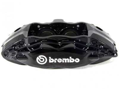 Brembo 4pot комплект тормозной системы на VAG (ЧЕРНЫЕ)