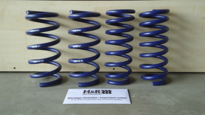 H&R 28961-1 Пружины с занижением для Infiniti FX37, FX50, EX37, QX50, QX70