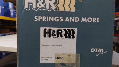H&R 94065 Пружины с занижением LADA ВАЗ 2110