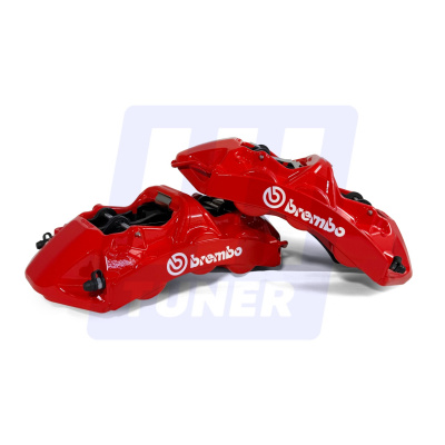 TUNER Комплект тормозной системы Brembo 6pot для VAG (красный)