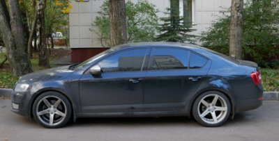 H&R 28833-2 Пружины с занижением Skoda Octavia A7
