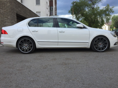 H&R 29162-1 Пружины с занижением VW Passat B6 / B7, Skoda Superb mk2
