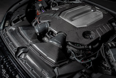 Eventuri EVE-C8RS6-CF-EN Черная карбоновая крышка двигателя для Audi RS6 RS7 C8 глянцевая