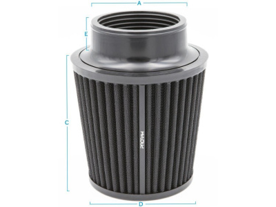 RAMAIR PR-CC-150-90 Воздушный фильтр посадочный d=90mm; высота 140mm;