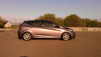 H&R 28899-1 Пружины с занижением KIA RIO 3 / Solaris 1